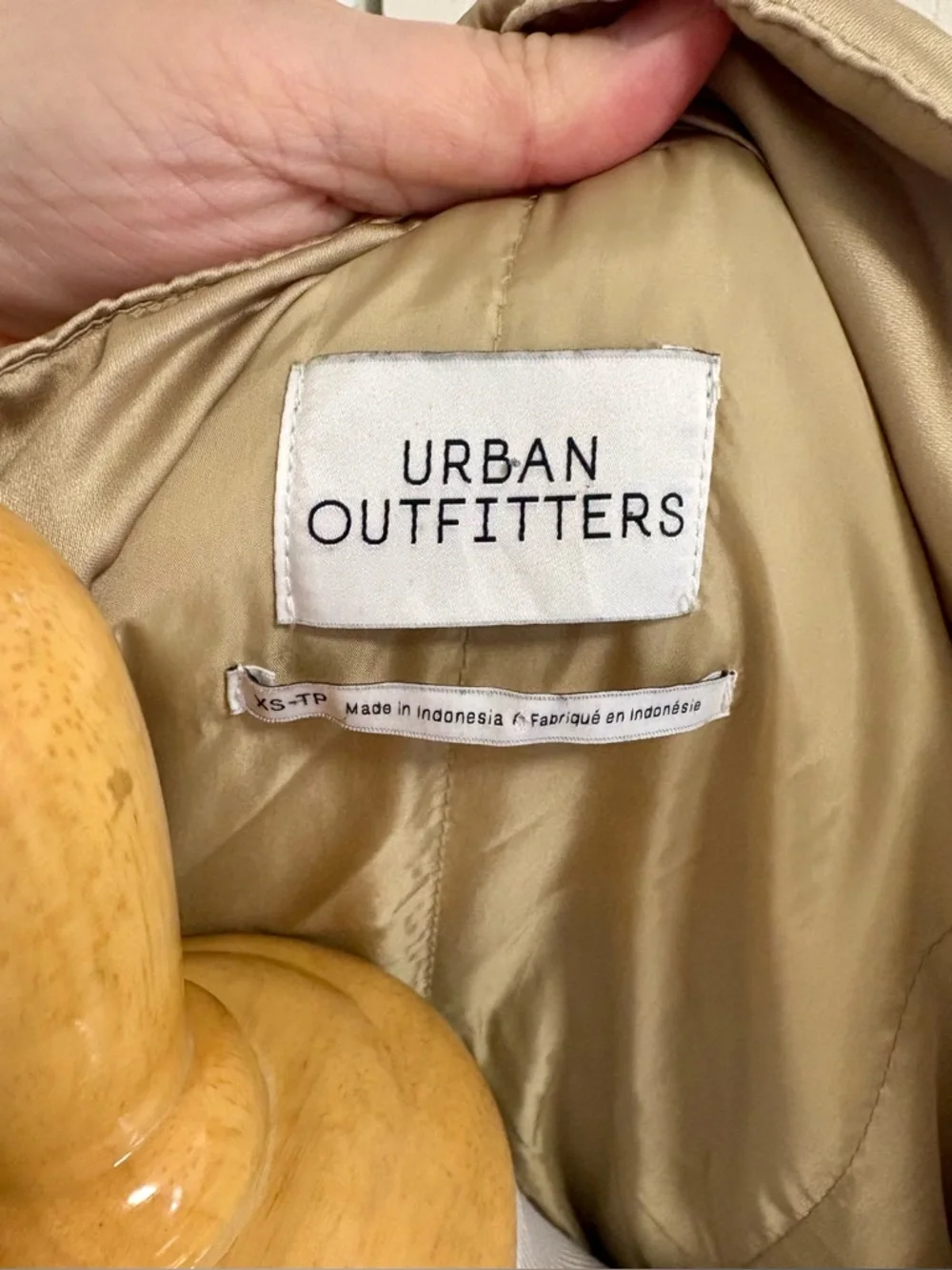 Urban Outfitters Mirabelle Satin Parka